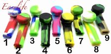Silicone Smoking Pipe with Metal Bowl  (7 Colors You Choose) US SELLER  picture
