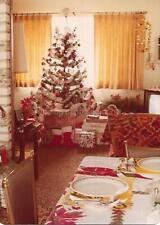 CHRISTMAS TREE Vintage FOUND PHOTOGRAPH Color ORIGINAL Snapshot 311 50 T picture