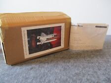 NOS 1991 NASA MARTIN MARIETTA GIFTED SPACE SHUTTLE w/ BOOSTERS SOLID MODEL+MEMO picture