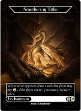Smothering Tithe - Full Art Altered Art Custom Proxy Cards picture