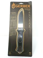 Gerber Strongarm Fixed Blade Knife + Black Sheath, BLACK Handle, NEW USA MADE  picture