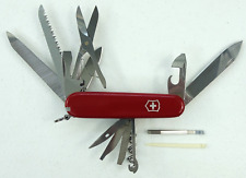New Victorinox Swiss Army 91mm Folding Pocket Knife Ranger Red 53861 Multitool picture