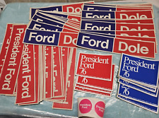 Lot of (150+) Vintage 1976 Gerald R. Ford Presidential Campaign Bumper Stickers picture