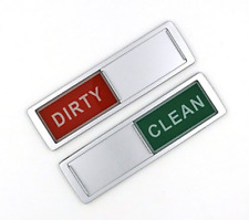 Dishwasher Magnet Clean Dirty Sign Push Shutter Changes Indicator Clean or Dirty picture