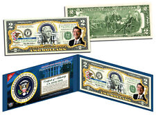 RONALD REAGAN * 40th U.S. President * Colorized $2 Bill US Genuine Legal Tender picture