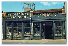 c1960's The Original Curio Store Exterior Scene Santa Fe New Mexico NM Postcard picture