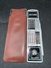 Vintage Arithma Addiator - Adding Machine Calculator with Stylus Germany picture