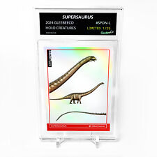 SUPERSAURUS Dinosaur Card 2024 GleeBeeCo Holo Creatures *Slab* #SPDN-L Only /25 picture