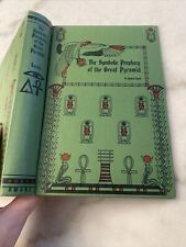 Symbolic Prophecy of Great Pyramid Egypt Vintage 1936 HC Book First Edition picture