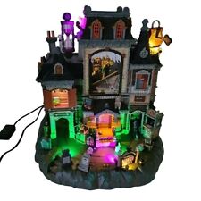 Lemax Spooky Town The Horrid Haunted Hotel 15725 Haunted House Halloween Retired picture