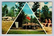 Thessalon ON-Ontario Canada, Pine Crest Tent & Trailer Park, Vintage Postcard picture