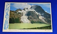 Vintage Mount Robson Berg Glacier Posted Post Card Postcard Harry Rowed Canada picture