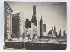 1947 LOT OF 2 JUMBO POST-CARD COMPANY Chicago Michigan Blvd Shed Aquarium 9x7 picture