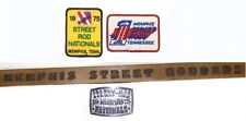 Vintage 1975 Memphis Street Rod Nationals Belt & Buckle & 2 Patches picture
