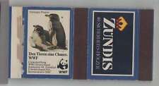 Matchbox Cover - Penguin - World Wildlife Federation picture
