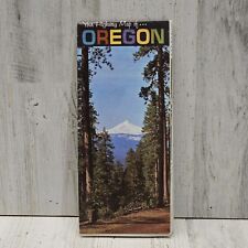 Your Highway Map of Oregon - Oregon State Highway Commission '1964' - paper map picture