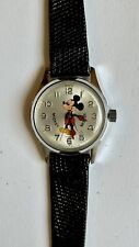 VERY RARE HELBROS MICKEY MOUSE WEST GERMANY WIND WATCH 17 JEWEL WALT DISNEY picture