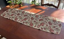 Vintage Table Runner Needlepoint 47 X 14 Cottage Core Farmhouse picture