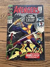 The Avengers #34 (Marvel 1966) KEY 1st Appearance Living Laser Silver Age FN picture