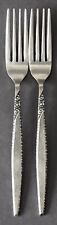 Orleans Stainless ORL8 ORL 8 Stainless Steel DINNER Fork FORKS X2 LOT Set Of TWO picture