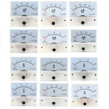 0-30A DC Ammeter Current 0-300V DC Voltmeter Voltage 85C1 Analog Amp Panel Meter picture