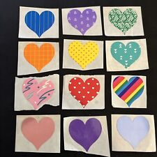 Vintage 80’s Mrs. Grossman’s Sticker - HEARTS - picture