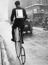 Tornado Smith learning to ride a penny-farthing. - 1935 Old Photo 1 picture