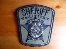 KENDALL COUNTY SHERIFF TEXAS Patch TX Camo Office Unit USA obsolete Original picture