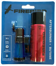 Blue Firebird Triple Torch Afterburner Cigar Lighter & 1.7 oz Butane - 9115 picture