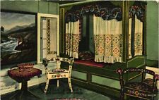 VTG Postcard- . Bedroom. Unused 1920 picture