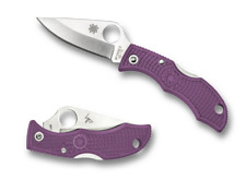 Spyderco Knives Ladybug 3 Lockback Purple FRN VG-10 Stainless LPRP3 Pocket Knife picture