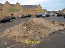 Photo 12x8 Dirty pile of snow Barnard Castle Snow in Morrisons' car park h c2010 picture