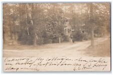 1906 Oakwood Cottage Silver Lake New York NY RPPC Photo Posted Antique Postcard picture