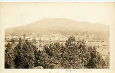 RPPC; Portola CA Pine Trees, Railroad & Town View, Plumas County, Posted 1930 picture