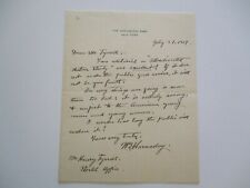WILLIAM T HORNADAY AUTOGRAPHED SIGNED LETTER ZOOLOGICAL PARK  NY ANTIQUE 1909 picture