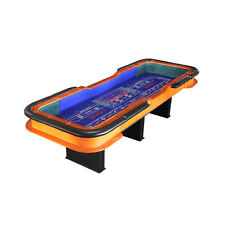 IDS 12 Foot Deluxe Craps Dice Table with Diamond Rubber Prdmium Blue picture