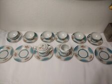 Vintage China 20 Piece 1 Lid hand painted with Gold leaf  picture