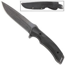 Versatile Dark Chaos Drop Point Full Tang Hunting Camping Knife - Free Sheath picture