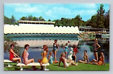 Postcard - Lovely Mermaids Pose On The Beach At Weeki Wachee picture