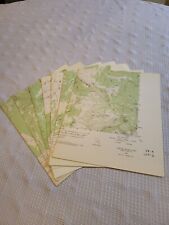 Lot of 7 1954 Utah area maps picture