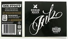 Rogue Wave Brewing INK  beer label AUSTRALIA 330ml STICKER with Back picture