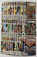 The THING #1-36 Complete (Marvel 1983) #35 1st Ms Marvel “Sharon Ventura”  NICE picture