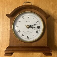 🚨🚨VTG Daniel Dakota Mantel Clock Oak Wood Beautiful Shape Westminster Chime picture