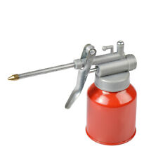 Oil Pump Can 250ML High Pressure Metal Oiler with Copper Spout Car Maintenance picture