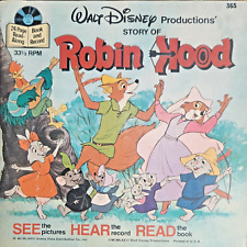 ROBIN HOOD Disneyland Record and Book Walt Disney Story 33 RPM #365 picture