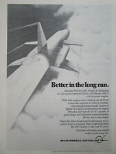 9/1977 ad mcdonnell douglas advanced intercept air to air missile original ad picture