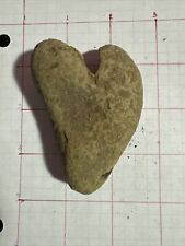 RARE-HEART-Gold  Stone, Fairy Stone, Hex Stone, Pagan,luck,protection,gift,#13 picture