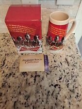 2013 Budweiser Sights of The Season Holiday Stein Beer Christmas Anheuser-Busch  picture