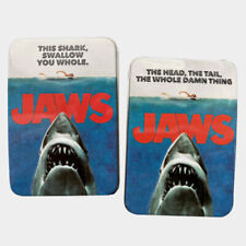 Boston America - Jaws Candy Tins - SET OF 2 STYLES (Sour Cherry Shark Teeth) picture