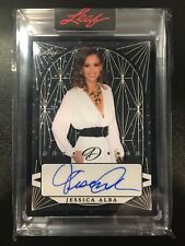 2023 Leaf Decadence Jessica Alba Black Framed Auto Autograph /7 picture